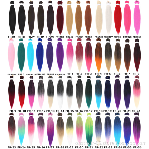 Easy Braids xpression Hair  Pre Stretched  Kanekalons  Braid Corchet Braiding Hair pressions Yaki Texture EZ Wick  Bulk